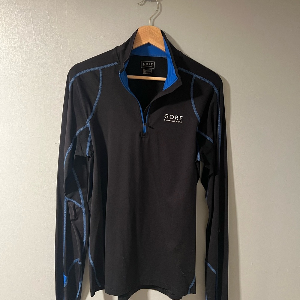 Gore Black and Blue Long Sleeve Top